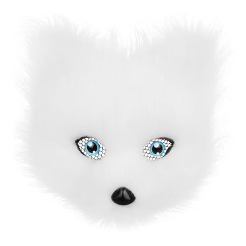 2499 Therian Furry Faux Fur Fox Cat Mask Halloween Animal Theme Costume